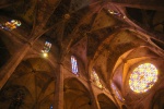 Kulaté okno v katedrále La Seu má prùmìr 11 metrù